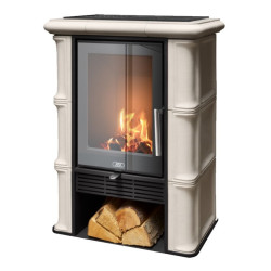 Kachlová kamna ABX Sicilia exklusive, Ahorn